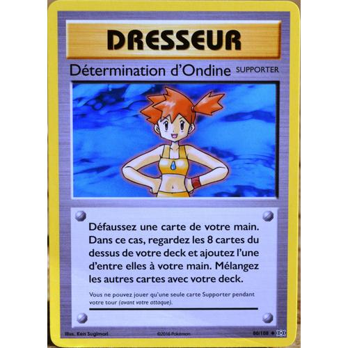 Carte Pokémon 80/108 Détermination D'ondine Xy - Evolutions  Neuf Fr