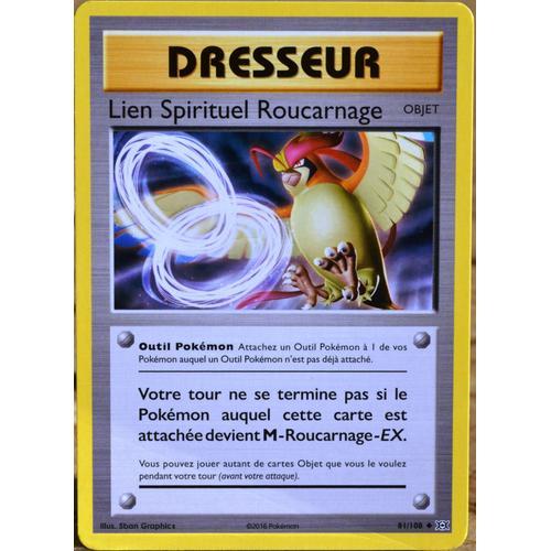 Carte Pokémon 81/108 Lien Spirituel Roucarnage Xy - Evolutions  Neuf Fr