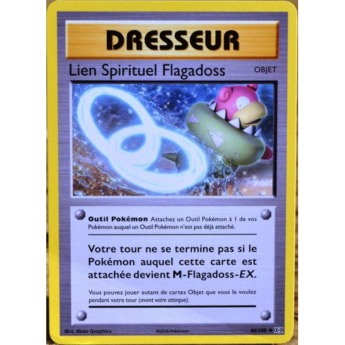 Carte Pokémon 86/108 Lien Spirituel Flagadoss Xy - Evolutions  Neuf Fr