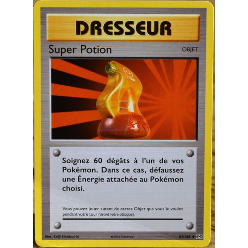 Carte Pokémon 87/108 Super Potion Xy - Evolutions  Neuf Fr