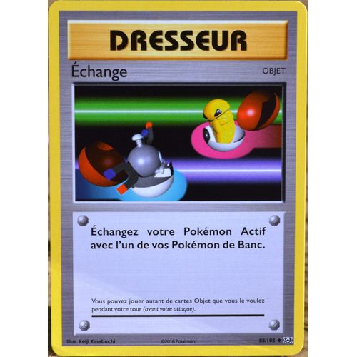 Carte Pokémon 88/108 Echange Xy - Evolutions  Neuf Fr