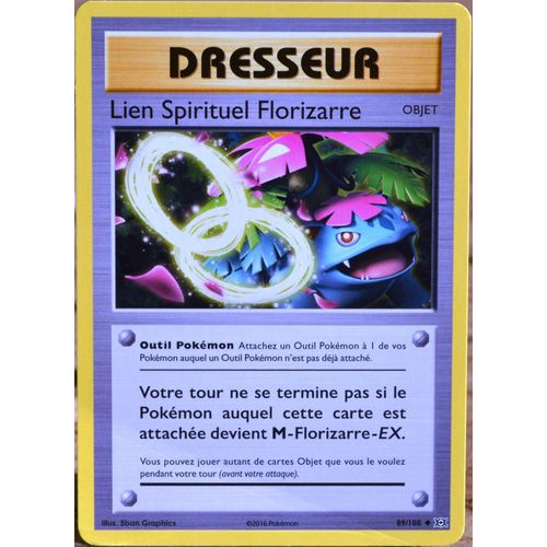 Carte Pokémon 89/108 Lien Spirituel Florizarre Xy - Evolutions  Neuf Fr