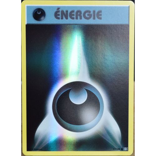 Carte Pokémon 97/108 Energie Obscure - Reverse Xy - Evolutions  Neuf Fr