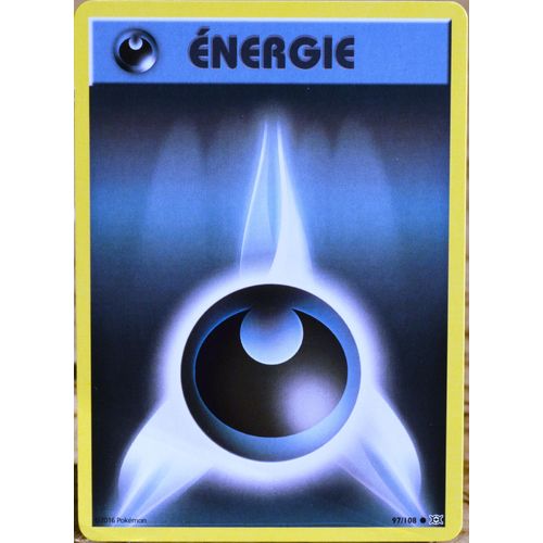 Carte Pokémon 97/108 Energie Obscure Xy - Evolutions  Neuf Fr