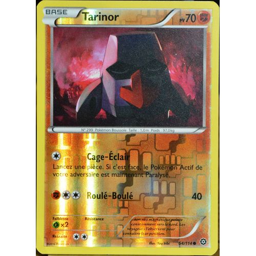 Carte Pokémon 54/114 Tarinor 70 Pv - Reverse Xy - Offensive Vapeur Neuf Fr