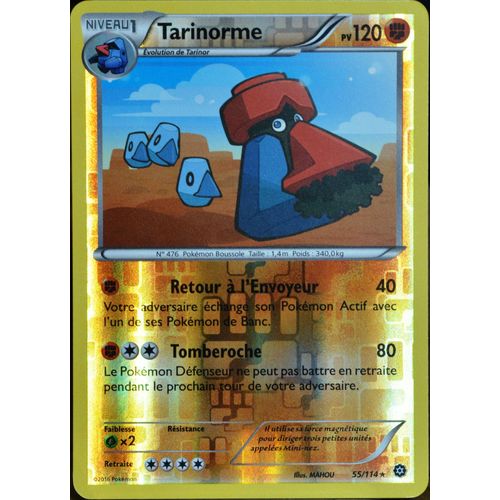 Carte Pokémon 55/114 Tarinorme 120 Pv - Reverse Xy - Offensive Vapeur Neuf Fr