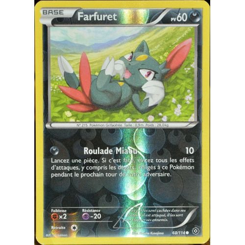 Carte Pokémon 60/114 Farfuret 60 Pv - Reverse Xy - Offensive Vapeur Neuf Fr