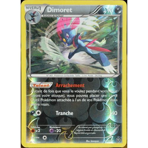Carte Pokémon 61/114 Dimoret 90 Pv - Reverse Xy - Offensive Vapeur Neuf Fr