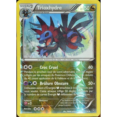 Carte Pokémon 86/114 Trioxhydre 150 Pv - Holo Reverse Xy - Offensive Vapeur Neuf Fr