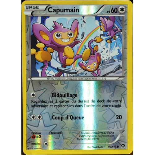 Carte Pokémon 90/114 Capumain 60 Pv - Reverse Xy - Offensive Vapeur Neuf Fr