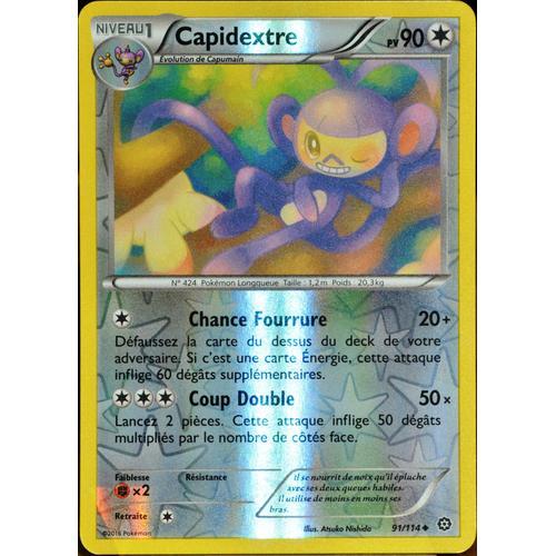 Carte Pokémon 91/114 Capidextre 90 Pv - Reverse Xy - Offensive Vapeur Neuf Fr