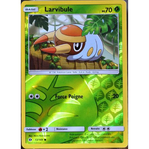 Carte Pokémon 13/149 Larvibule 70 Pv - Reverse Sm1 - Soleil Et Lune Neuf Fr