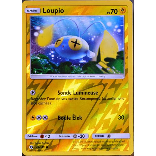 Carte Pokémon 49/149 Loupio 70 Pv - Reverse Sm1 - Soleil Et Lune Neuf Fr