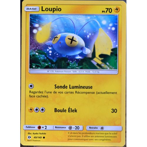 Carte Pokémon 49/149 Loupio 70 Pv Sm1 - Soleil Et Lune Neuf Fr