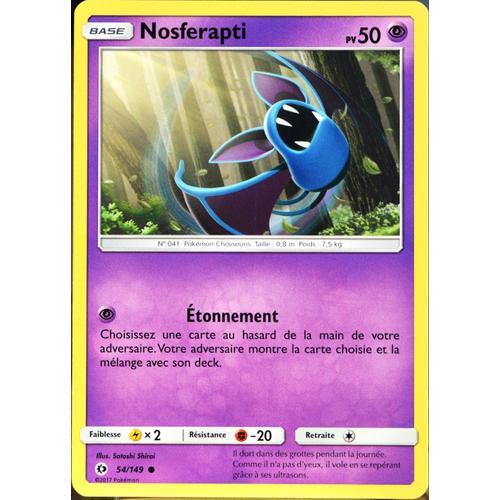 Carte Pokémon 54/149 Nosferapti 50 Pv Sm1 - Soleil Et Lune Neuf Fr