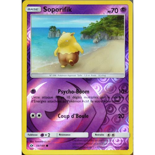 Carte Pokémon 59/149 Soporifik 70 Pv - Reverse Sm1 - Soleil Et Lune Neuf Fr