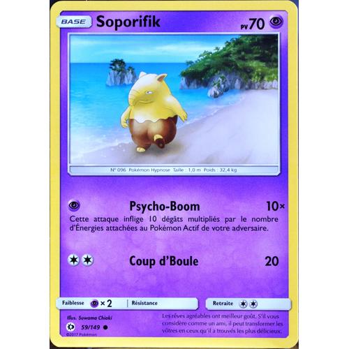 Carte Pokémon 59/149 Soporifik 70 Pv Sm1 - Soleil Et Lune Neuf Fr