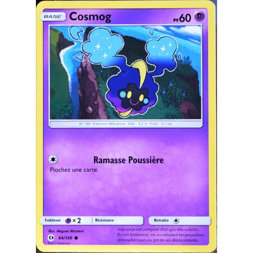 Carte Pokémon 64/149 Cosmog 60 Pv Sm1 - Soleil Et Lune Neuf Fr