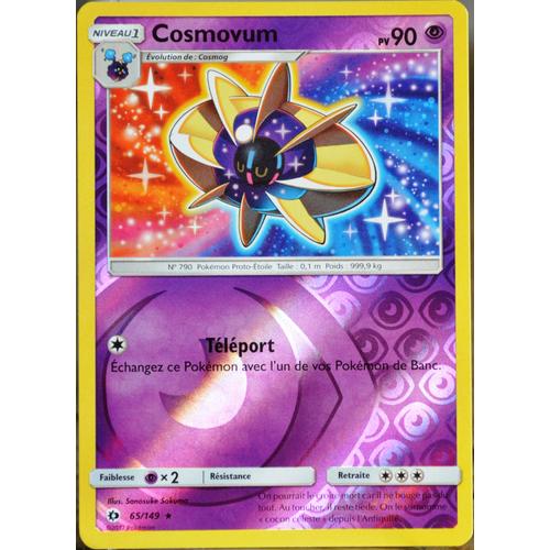 Carte Pokémon 65/149 Cosmovum 90 Pv - Reverse Sm1 - Soleil Et Lune Neuf Fr