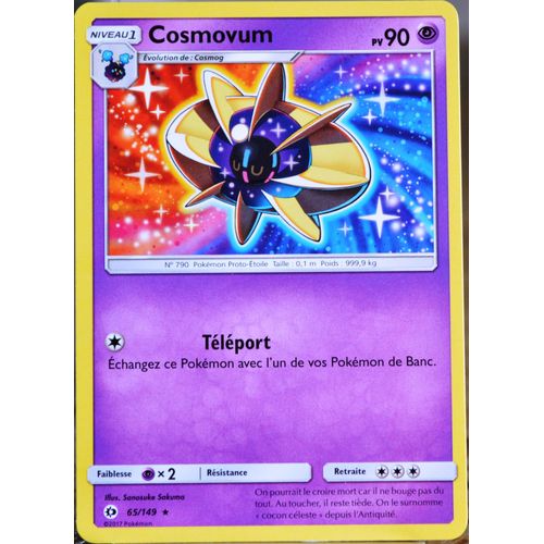 Carte Pokémon 65/149 Cosmovum 90 Pv Sm1 - Soleil Et Lune Neuf Fr