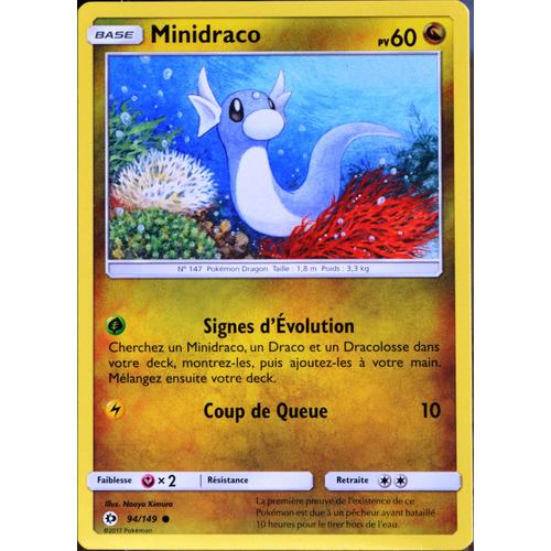 Carte Pokémon 94/149 Minidraco 60 Pv Sm1 - Soleil Et Lune Neuf Fr