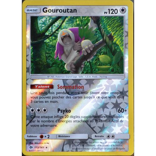 Carte Pokémon 113/149 Gouroutan 120 Pv - Holo Reverse Sm1 - Soleil Et Lune Neuf Fr