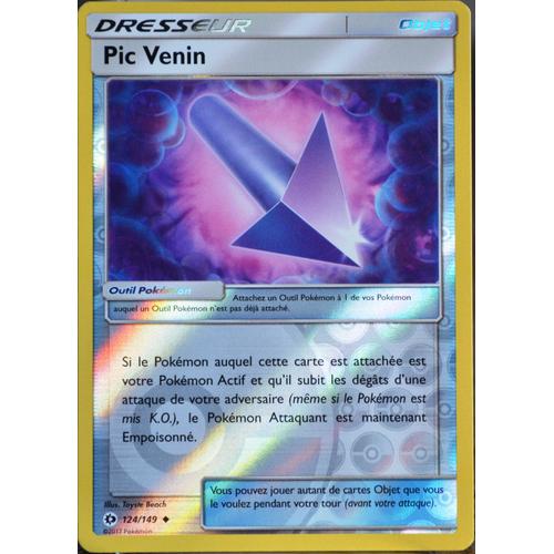 Carte Pokémon 124/149 Pic Venin - Reverse Sm1 - Soleil Et Lune Neuf Fr