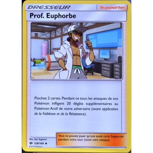 Carte Pokémon 128/149 Prof. Euphorbe Sm1 - Soleil Et Lune Neuf Fr