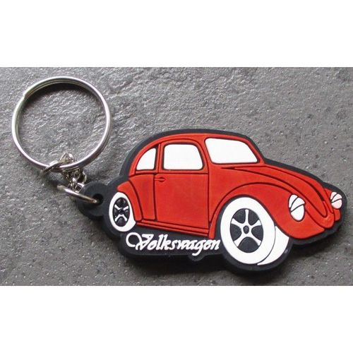 Porte Clé Vw Cox Coccinelle Rouge Volkswagen Plastique