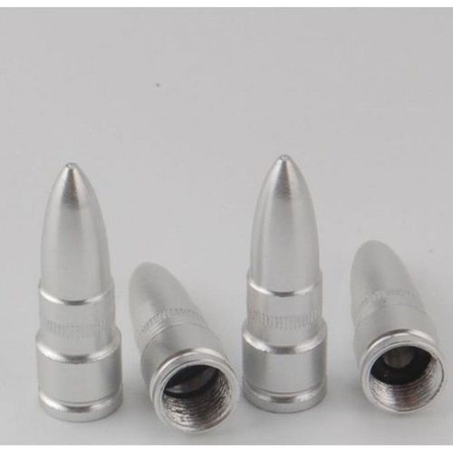 Bouchon De Valve De Roue (X4) Balle Chrome Auto Moto Velo