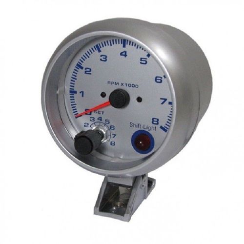 Petit Compte Tours 3,5 Gris Avec Shift Light 4 6 8 Cyl