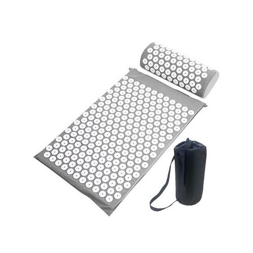 Tapis De Coussin D'acupression Masseur Corporel Gris