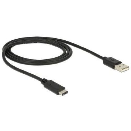 Delock - Câble USB - 24 pin USB-C (M) pour USB (M) - USB 2.0 - 1 m - noir