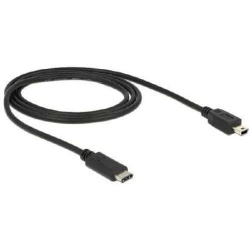 Delock - Câble USB - 24 pin USB-C (M) pour mini-USB de type B (M) - USB 3.1 - 1 m - noir