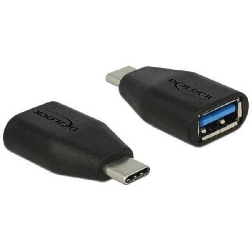 Delock USB3.1 Adapter Delock A - C Bu/St schwarz