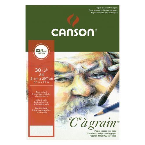 Bloc Dessin Canson «C À Grain» - A4 - 224g - 30 Feuilles