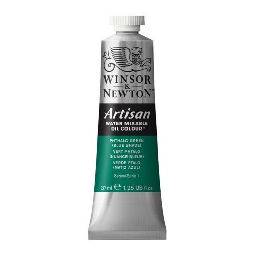 Huile Hydrosoluble Artisan - 37 Ml - Vert Phtalo (Nuance Bleue)