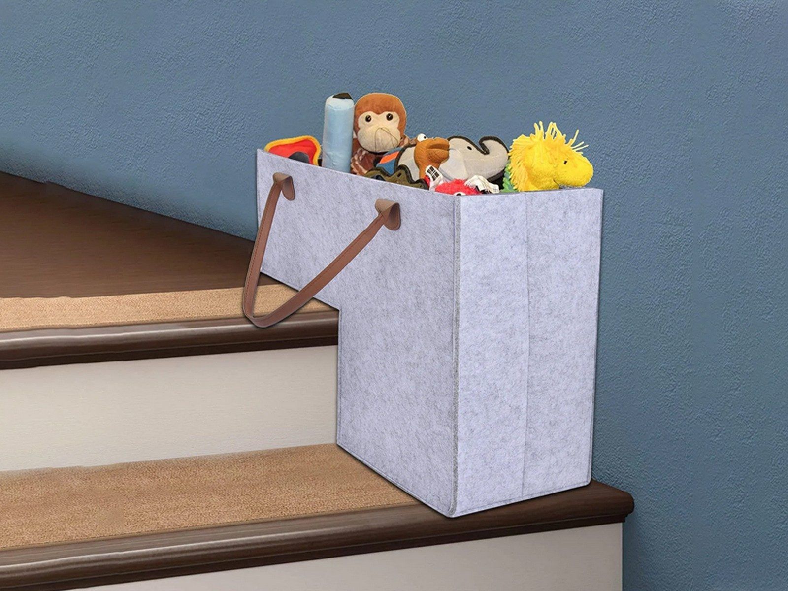 Panier d'escalier pliable, 1 pice, sac de rangement pour ma... - 3