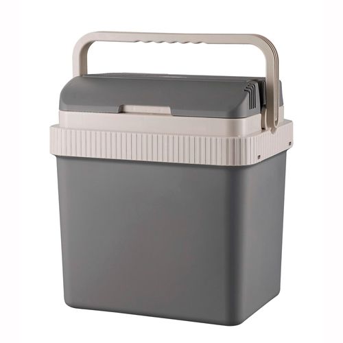 Glacière Électrique portable 21 Litres, 12V / 220 - 240V Voiture et Camping, 50W, Gris, Briebe, CF1151