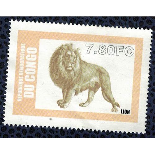 République Démocratique Du Congo Used Animaux Sauvages Lion Su
