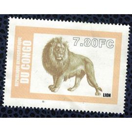 République Démocratique Du Congo Used Animaux Sauvages Lion Su