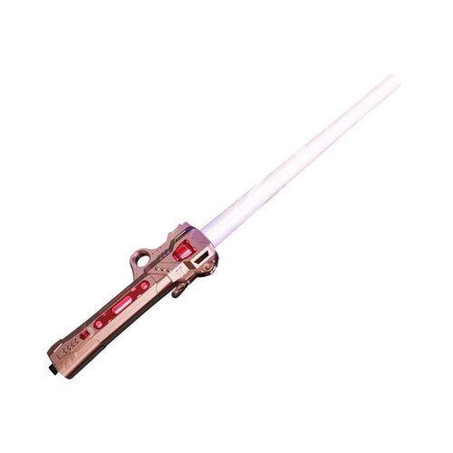 Épée Laser Rétractable À Lumière Led, Sabre Lumineux Avec Son Fx, Or Rose, 1 Pièce