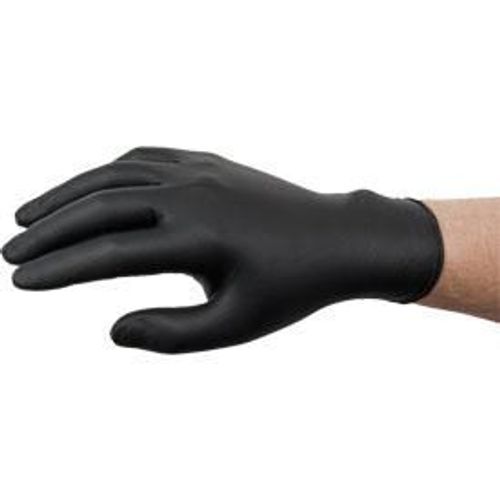 Gants Nitrile Jetables Noirs Non Poudres T9,5/10(Boite De 100)