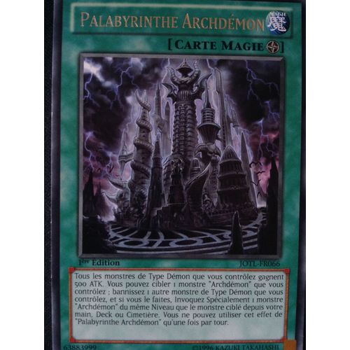Yugioh! Palabyrinthe Archdémon - Rare - Jotl-Fr066