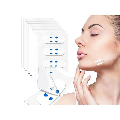Autocollant Invisible pour le visage, le cou, le menton et les yeux, bandes en forme de V, 120 pièces
