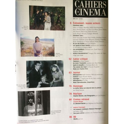 Cahiers Du Cinéma N° 732, Avril 2017