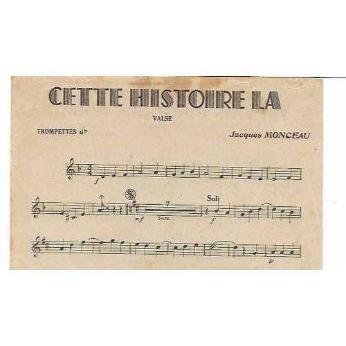Cette Histoire-Là - Valsons Chantons À Deux