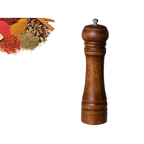 Moulin À Sel Et À Poivre En Bois Réglable, Broyeur Manuel, Outil De Cuisine