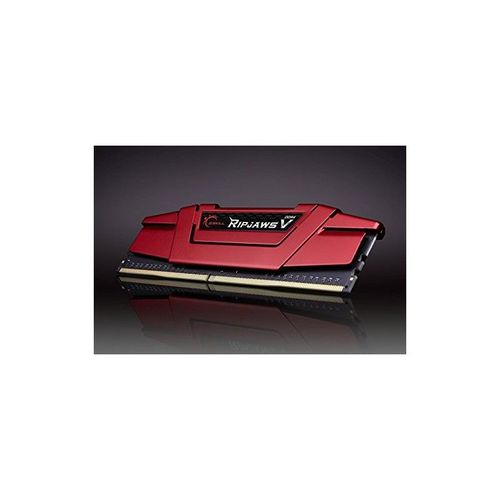 G.Skill Ripjaws V - DDR4 - kit - 32 Go: 2 x 16 Go - DIMM 288 broches - 2400 MHz / PC4-19200 - CL15 - 1.2 V - mémoire sans tampon - non ECC - rouge flamboyant