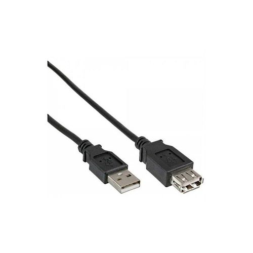 DeLOCK câble USB 2.0 extension, A/A 0,5m; noir